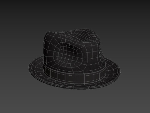 Fedora Hat 3D Model