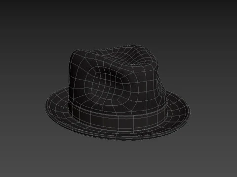 Fedora Hat 3D Model