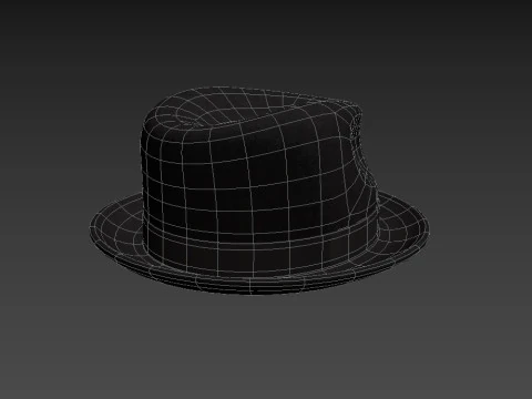 Fedora Hat 3D Model