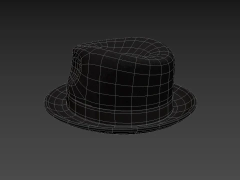 Fedora Hat 3D Model