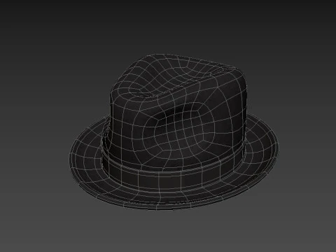 Fedora Hat 3D Model