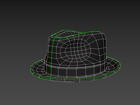 Fedora Hat 3D Model