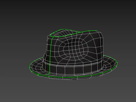 Fedora Hat 3D Model