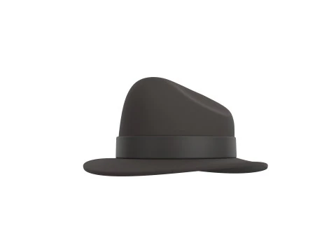 Cappello da gangster Modello 3D