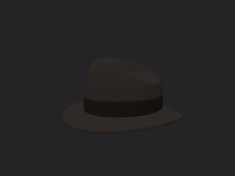 Gangster Hat 3Dモデル