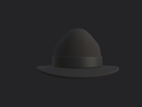Gangster Hat 3Dモデル