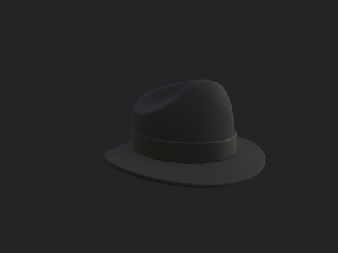 Gangster Hat 3Dモデル