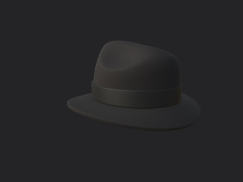 Gangster Hat 3Dモデル
