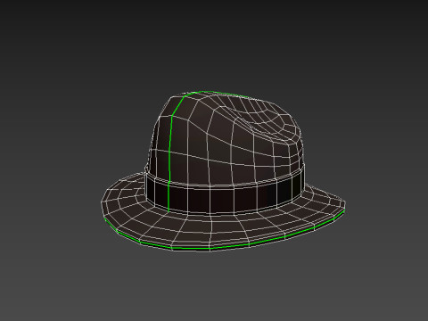 Gangster Hat 3Dモデル