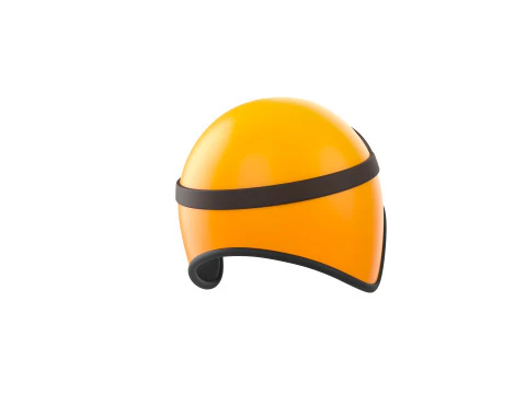 Motorcycle Helmet With Goggles 3D Model