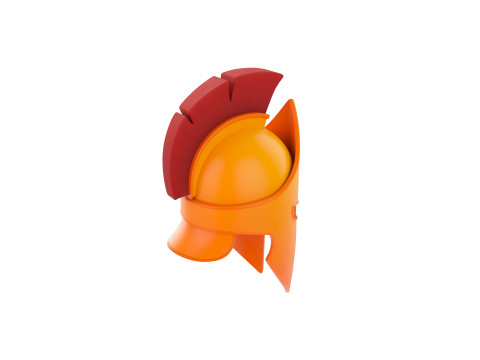 Greek Helmet Modello 3D