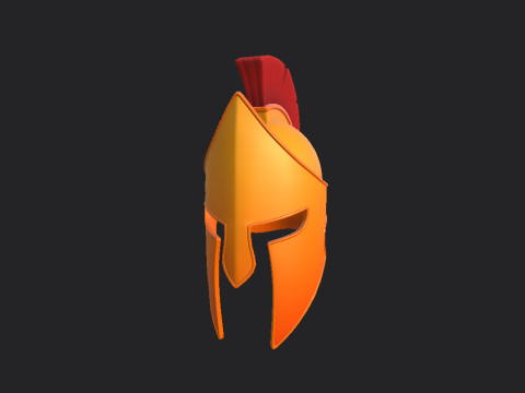 Greek Helmet Modello 3D