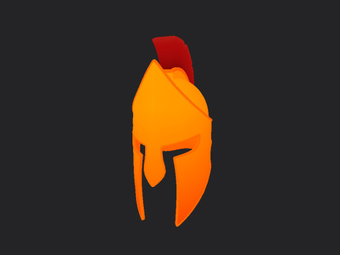 Greek Helmet Modello 3D