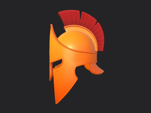 Greek Helmet 3D Model