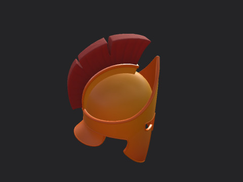 Greek Helmet Modello 3D