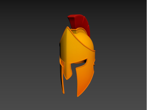Greek Helmet Modello 3D