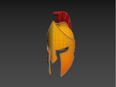 Greek Helmet Modello 3D