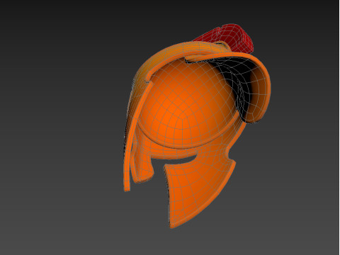 Greek Helmet Modello 3D