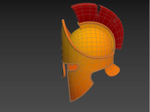 Greek Helmet 3D Model