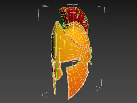 Greek Helmet 3D Model