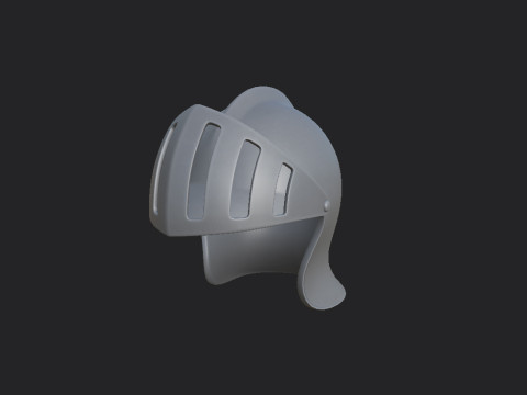 Knight Helmet 3D 模型