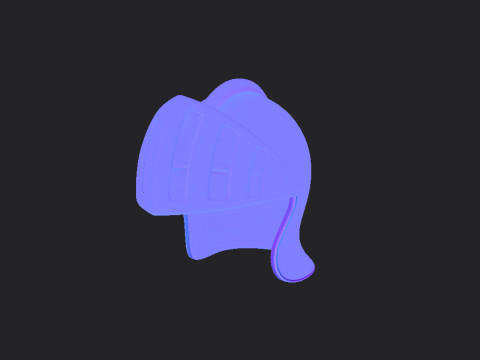 Knight Helmet 3D 模型