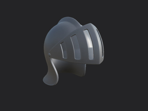 Knight Helmet 3D 模型