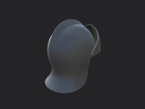 Knight Helmet 3D 模型