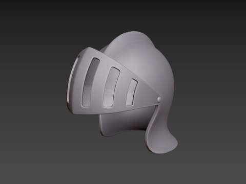 Knight Helmet 3D 模型