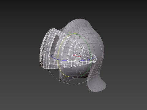 Knight Helmet 3D 模型
