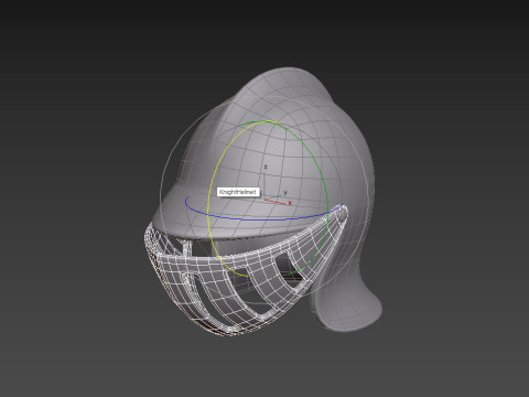 Knight Helmet 3D 模型