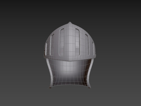 Knight Helmet 3D 模型