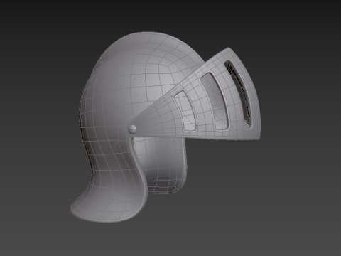 Knight Helmet 3D 模型