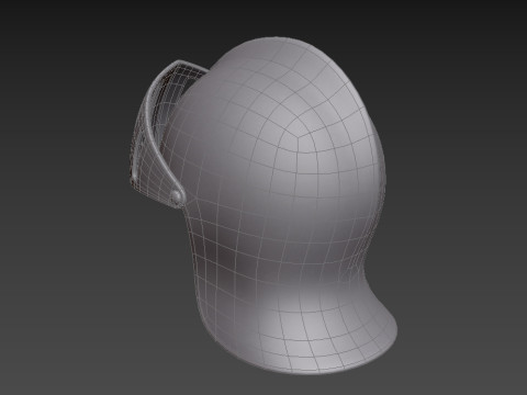 Knight Helmet 3D 模型