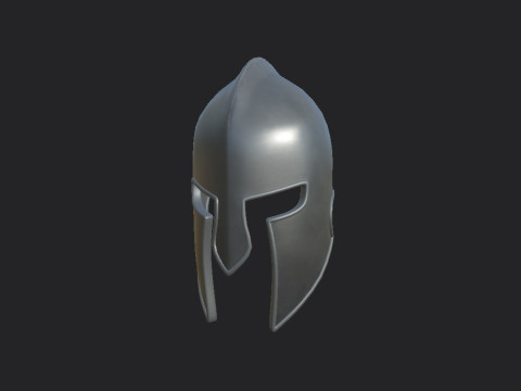 Medieval Helmet Model 3D
