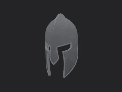 Середньовічний шолом 3D Модель