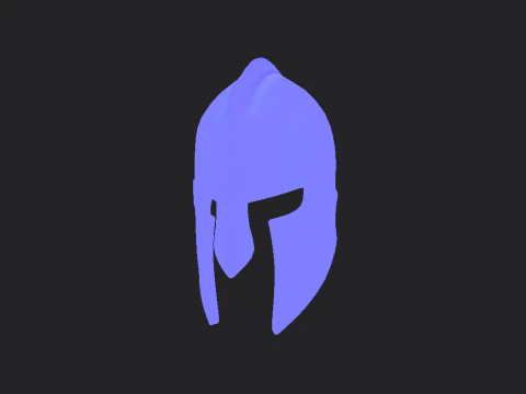 Середньовічний шолом 3D Модель