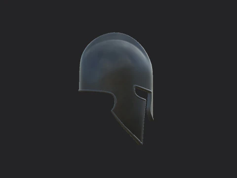 Середньовічний шолом 3D Модель