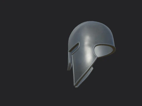 Середньовічний шолом 3D Модель