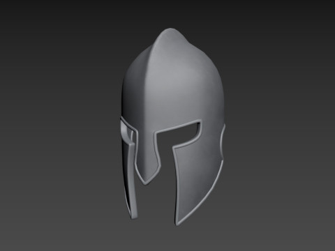 Medieval Helmet Model 3D