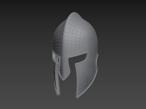 Середньовічний шолом 3D Модель