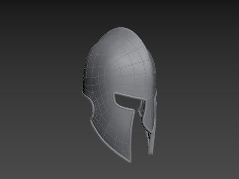 Medieval Helmet Model 3D