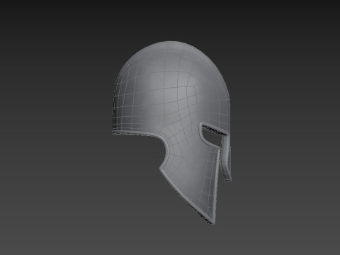 Medieval Helmet Model 3D