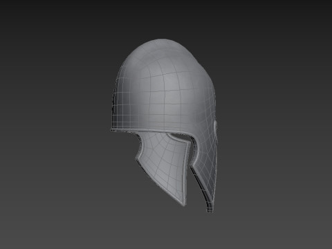Medieval Helmet Model 3D