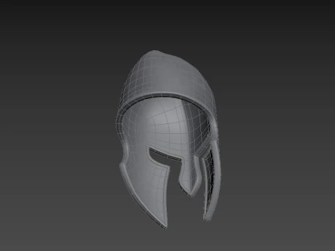 Середньовічний шолом 3D Модель