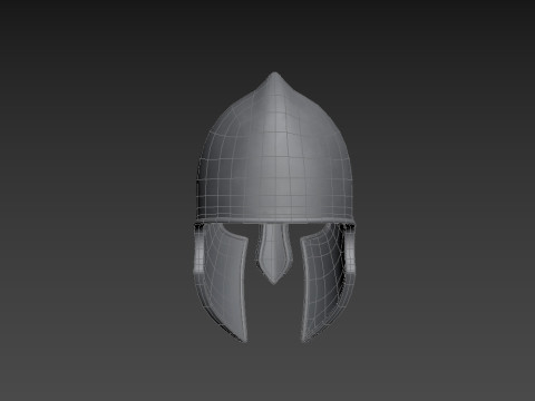 Medieval Helmet Model 3D