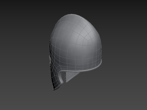 Medieval Helmet Model 3D