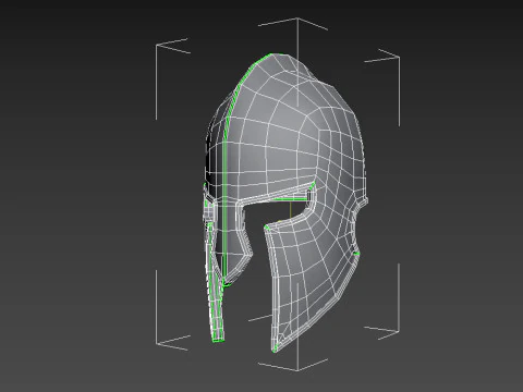 Середньовічний шолом 3D Модель