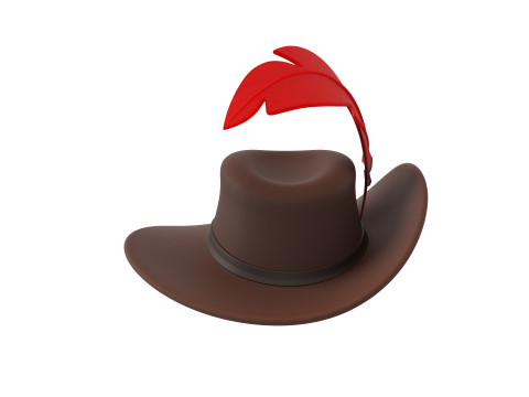 Musketeer Hat 3D Модель