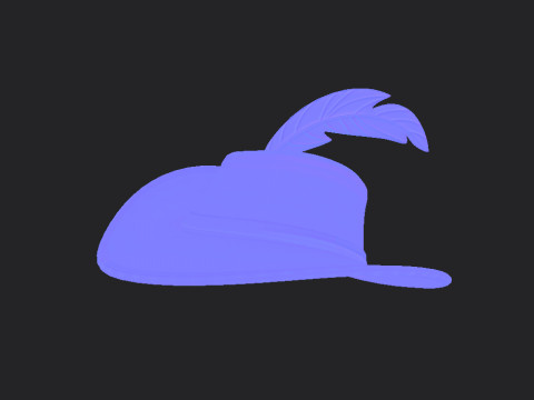Musketeer Hat 3D Модель